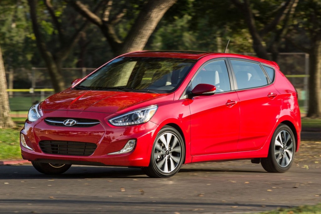 2015 Hyundai Accent hatchback. Photo: cars.axlegeeks.com