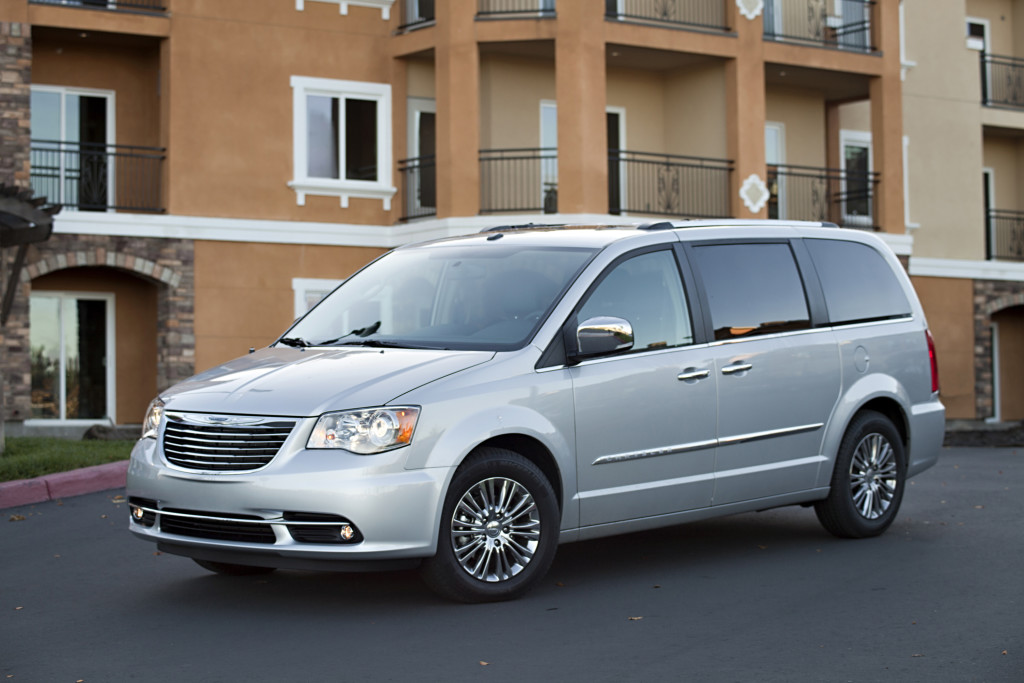 The Chrysler Town & Country was built with 77 percent American-made parts.