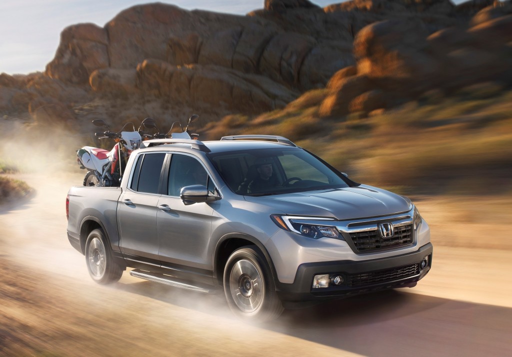 The Honda Ridgeline pickup rated in IIHS’s top seven vehicles.