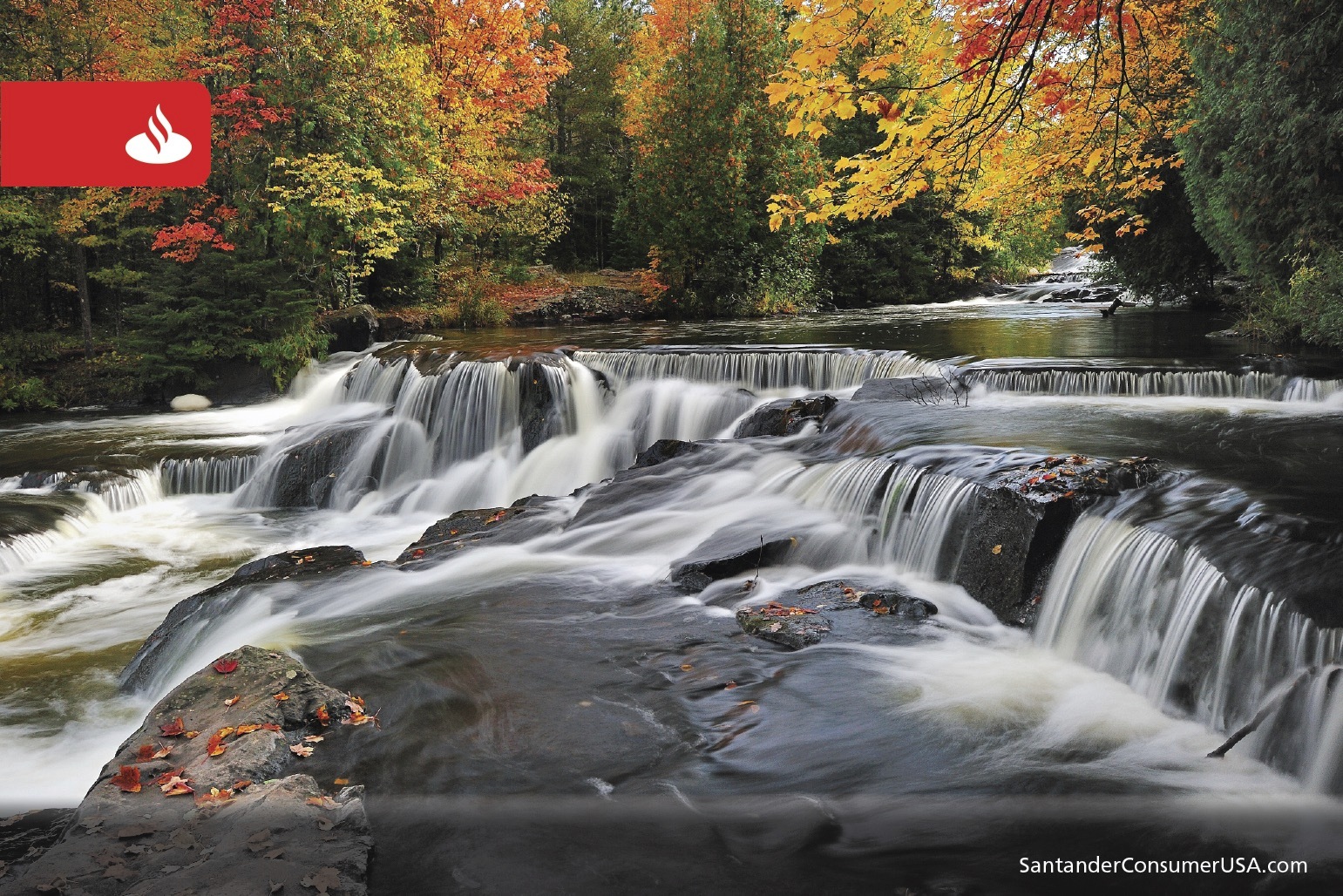 Bond Falls on the Ontonagon River on Michigan’s Upper Peninsula.