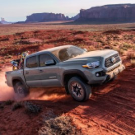 Toyota Tacoma in desert