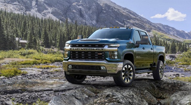 Chevrolet Silverado 2500 on the rocks