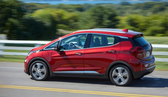 Chevrolet Bolt EV on highway